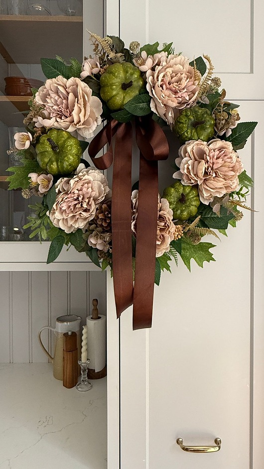 wianki SZTUCZNY jesienny Wianek na drzwi