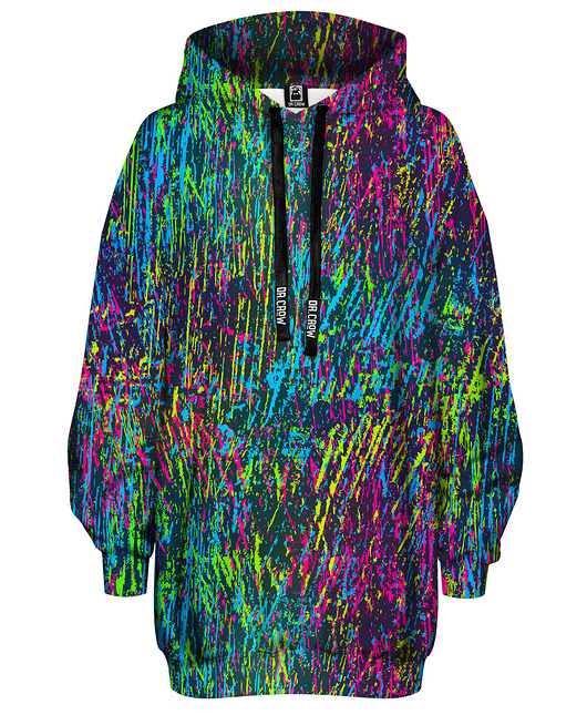 bluza z kapturem damska Bluza Oversize Tunika DR.CROW Urban Colored