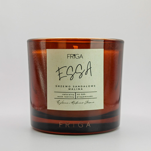 świece zapachowe ESSA - Malina  Drzewo Sandałowe - świeca rzepakowa