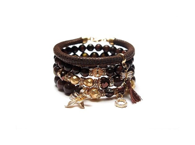 bransoletki z kamieni naturalnych Dark chocolate vol. 2 /18.11.25/ set