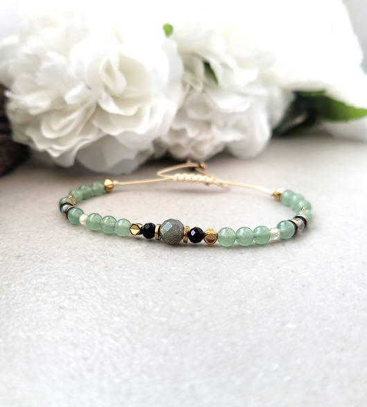 bransoletki z kamieni naturalnych STRZELEC - z Turmalinem Zodiakalna bransoletka