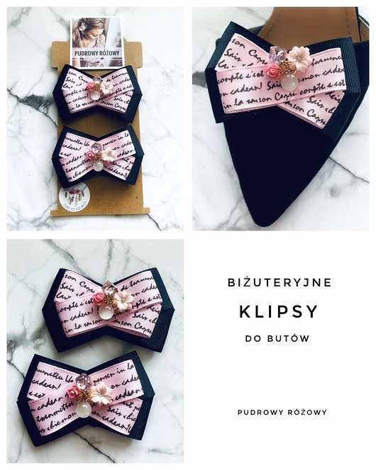 klipsy do butów Biżuteryjne  Klipsy do butów NEW
