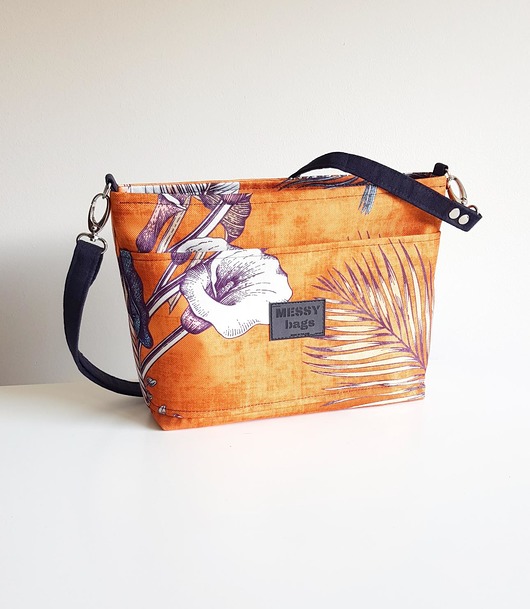 torby na ramię Torebka damska Crossbody Shallow S pomarańczowa
