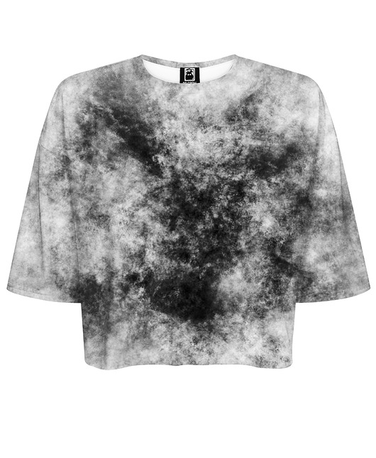 t-shirt damskie DR.CROW T-shirt Krótki CROP Black Background