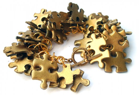 PuzzLove bransoletka złota Monika Roth
