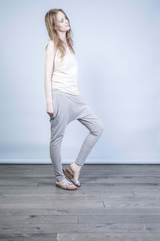 O/X low pants - Mom Kółko Krzyżyk