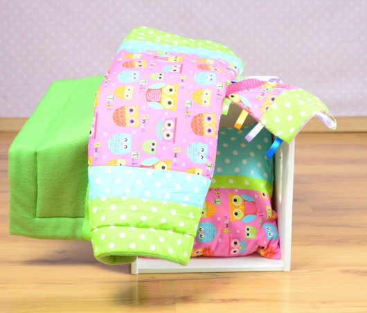 Lekki kocyk i podusia Bawełna Polarek GRATIS LalaShop