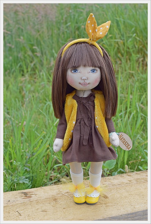 Lalka handmade 32cm malowana komunia paczkomat Handmade Tolak