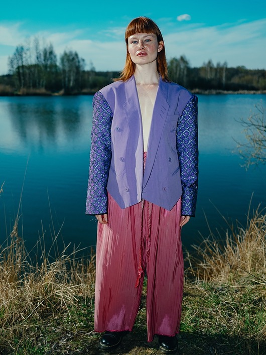marynarki damskie Marynarka Lavender Glimmer
