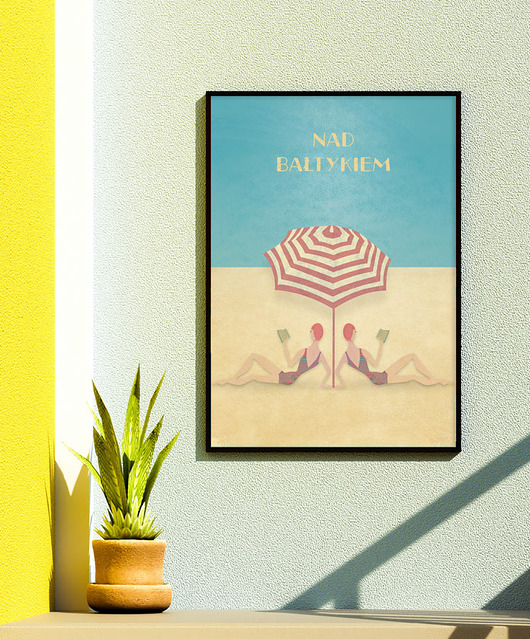 plakaty Nad Bałtykiem - plakat 50x70 cm