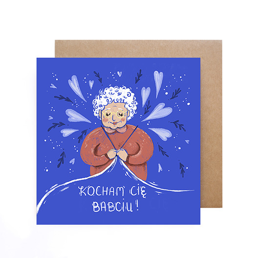 Kocham Cię Babciu! - Kartka Papieroteka