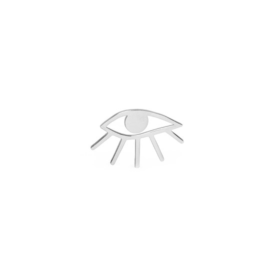 Mini eye pin /silver KOPI