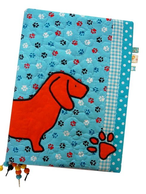 Jamniczek -okładka A4 patchwork Gazynia