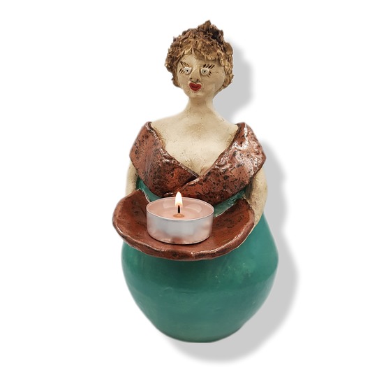 figurki i rzeźby Ciotka Helga - ceramiczna figura