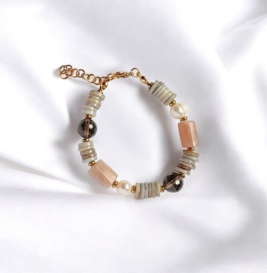 bransoletki z kamieni naturalnych UNIKATOWA bransoletka : mix minerałów II