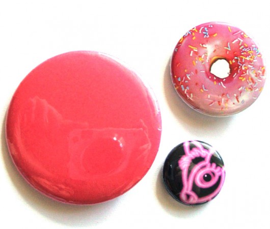 Pink! 55mm,  37mm i 25mm Monika Roth