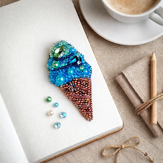 broszki Broszka Lód