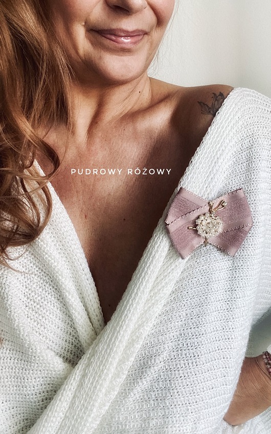 broszki Broszka z   Baletnicą  z kwiatków NOWOŚĆ 1 szt