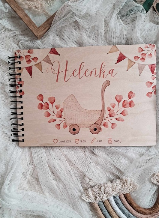 Chrzest - inne PERSONALIZOWANY ALBUM metryczka urodzenia prezent na chrzest