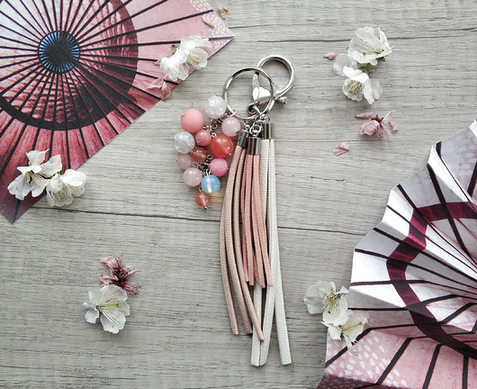 Brelok / Zawieszka do torebki Cherry Blossom REVEAL
