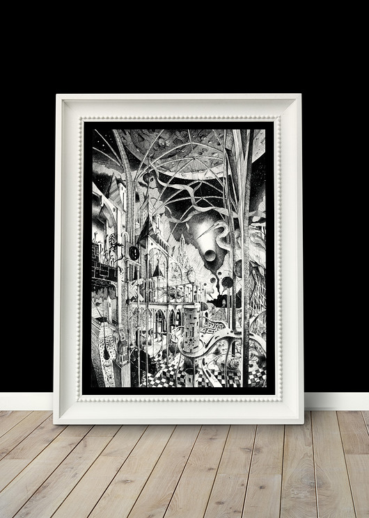 Grafika Artystyczna Melancholia Deep Forest