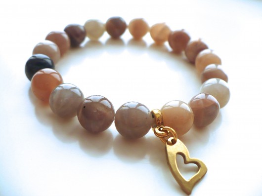 Sun stone with heart SweetHeart Studio