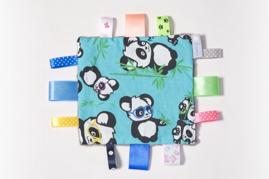 Szmatka sensoryczna -Panda i Banda-Szara dreamko