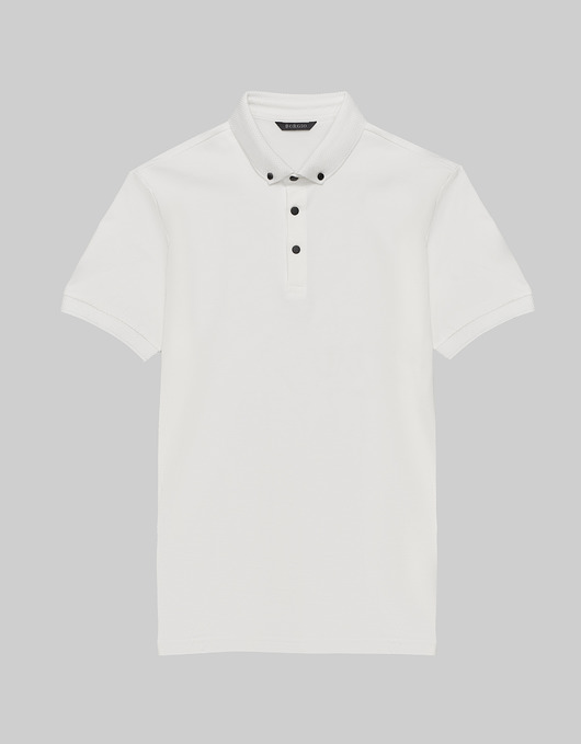 t-shirty męskie koszulka męska polo matteo biały