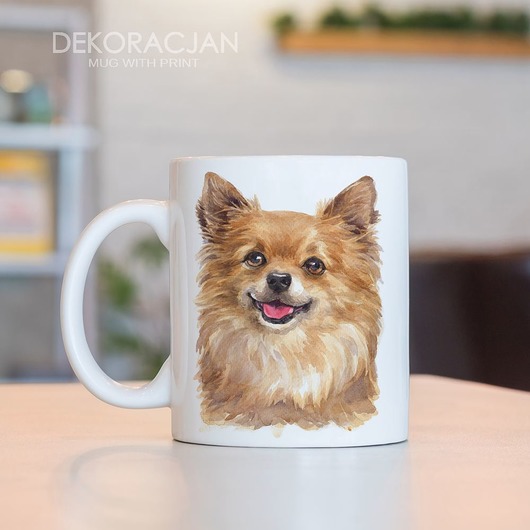 Kubek Z Nadrukiem Pies Chihuahua II Dekoracjan