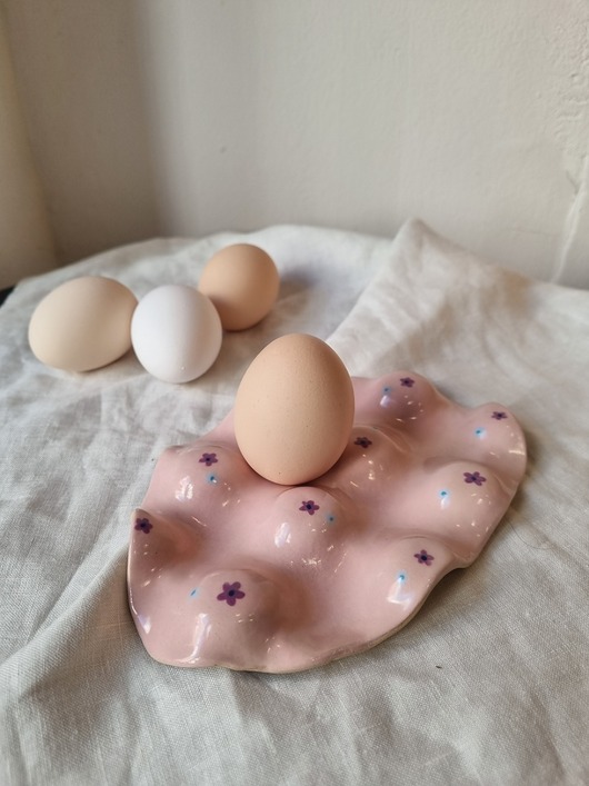 patery i talerze Patera  na jajka  -  Wiosenny stół