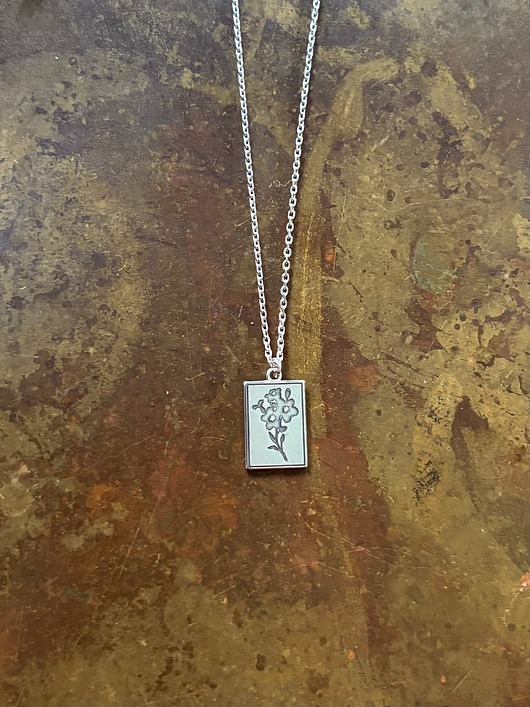 wisiory Niezapominajka- Naszyjnik- Kolekcja Flora