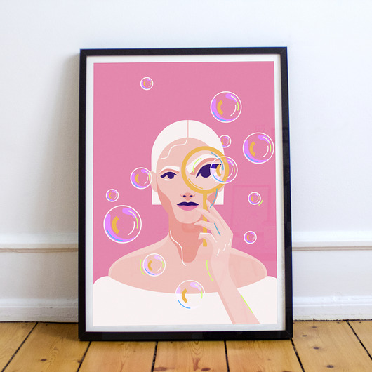 Plakat: Bubble Nastka Drabot