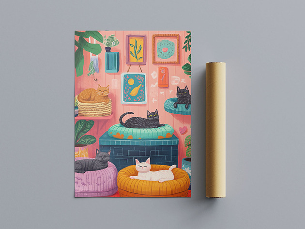 plakaty Plakat - Cats Gang