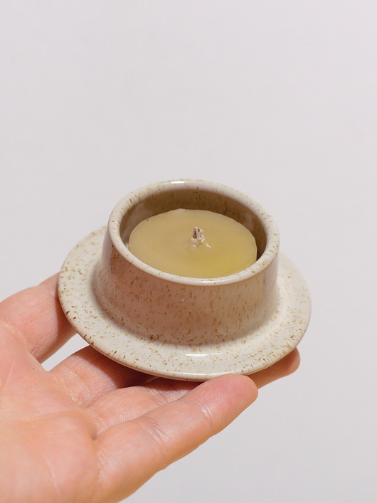 świeczniki i świece Kaganek na świeczkę lub jajko - piasek