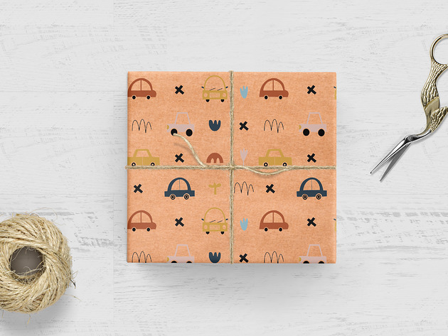 akcesoria różne papier do pakowania -  Auta P -106k
