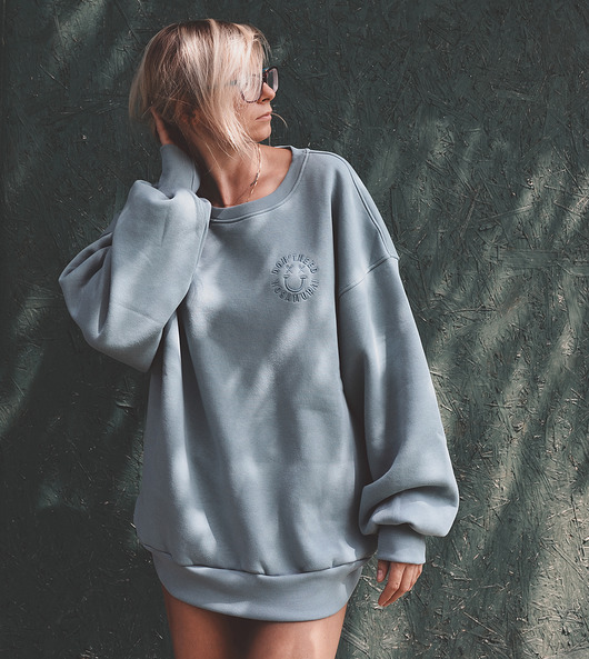 Bluza Dusty Blue Puffy DONT NEED NO SAMURAI