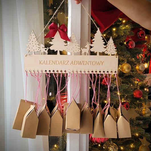 dekoracje świąteczne Kalendarz Adwentowy Choinki