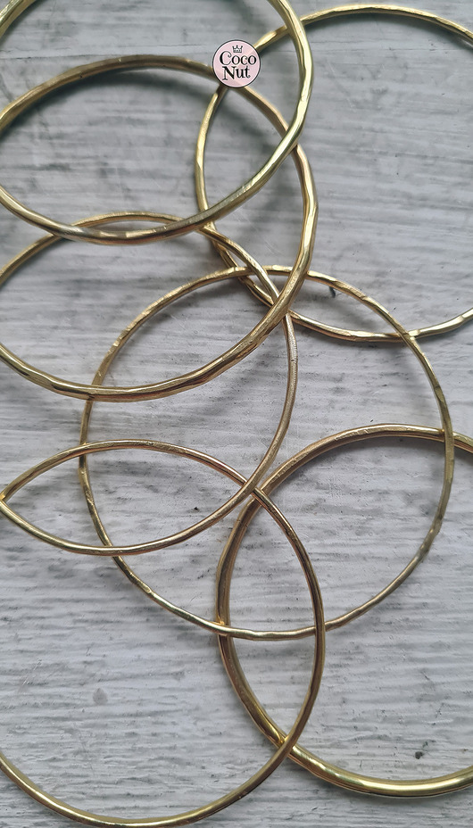 bransoletki złote Pojedyncza bransoleta z mosiądzu