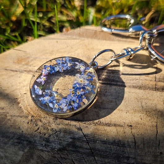 breloki Breloczek z niezapominajkami