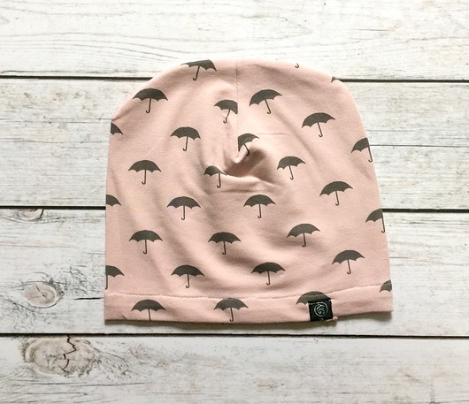 Cienka czapka z dresówki  KG Handmade