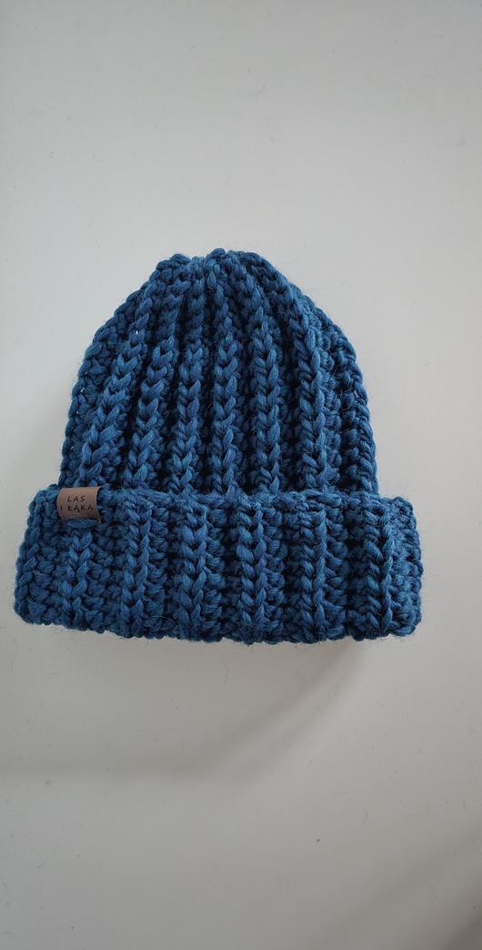 czapki damskie Czapka wełniana w kolorze Petrol