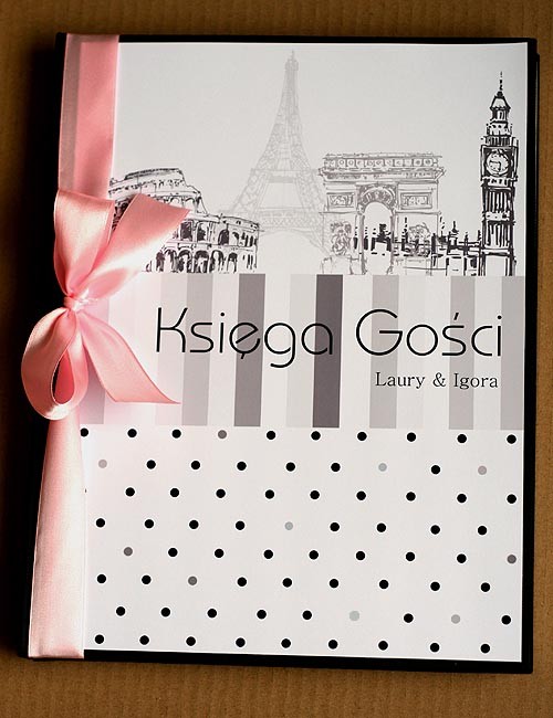 księgi gości i albumy ślubne Rzym, Paryż,Londyn - księga gości 