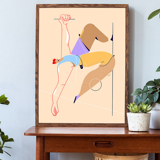 grafiki i ilustracje Climbing