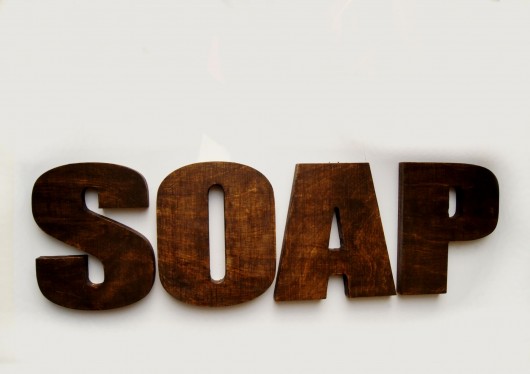 Napis SOAP do łazienki i nie tylko Rabose Workshop