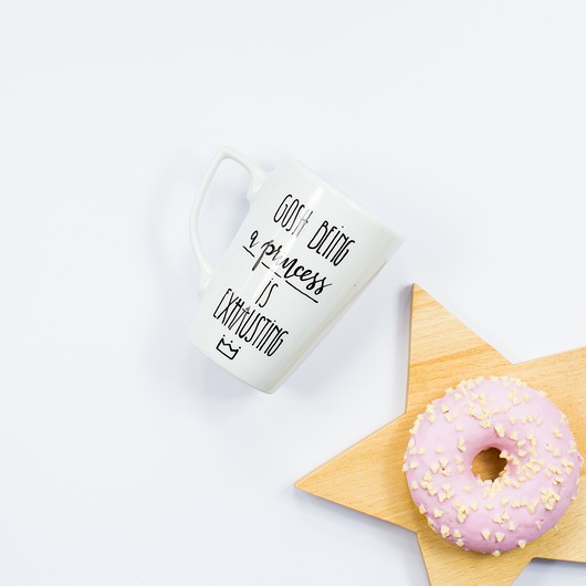 Kubek smukły 240ml *PRINCESS* Magic Mug