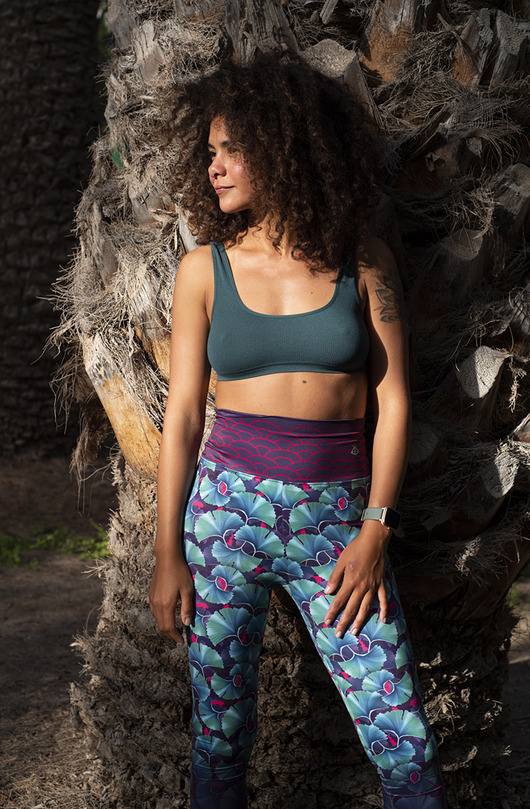 legginsy Boho Ginko Japanese Leggins