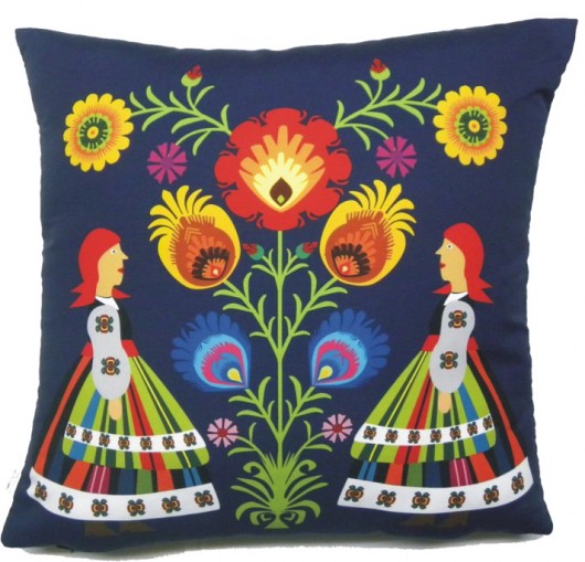 Poduszka dekoracyjna folk Gaul Designs
