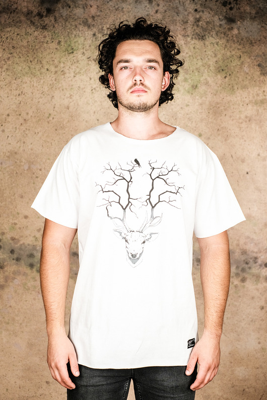 t-shirty męskie Bluzka JELEŃ