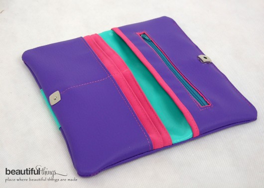 Portfel purple + mint beautifulthings