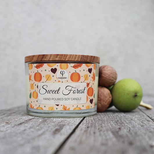 świece zapachowe Naturalna świeca sojowa SWEET FOREST